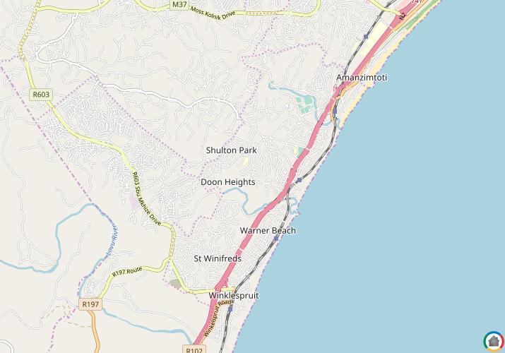 Map location of Doon Heights